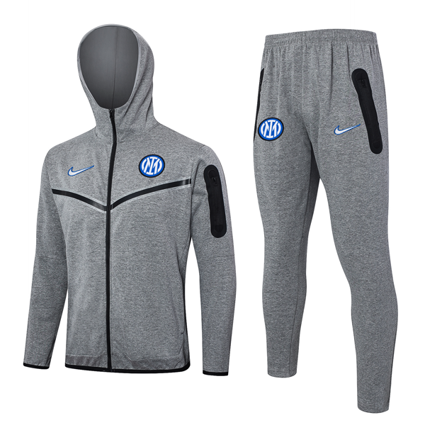 Chandal Con Capucha Inter Milan 2024 2025 Gris Chandal Con Capucha Inter Milan 2024 2025 Gris