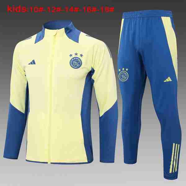 Niños Chandal Ajax 2024-2025 Amarillo 3 Chandal Ninos Ajax De Amsterdam 2024 2025 Amarillo