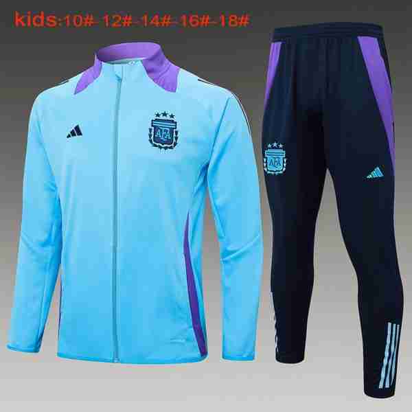 Niños Chandal Argentina 2024-2025 Azul 3 Chandal Ninos Argentina 2024 2025 Azul