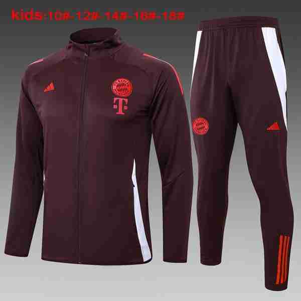 Niños Chandal Bayern Munich 2024-2025 Rojo 3 Chandal Ninos Bayern Munich 2024 2025 Rojo