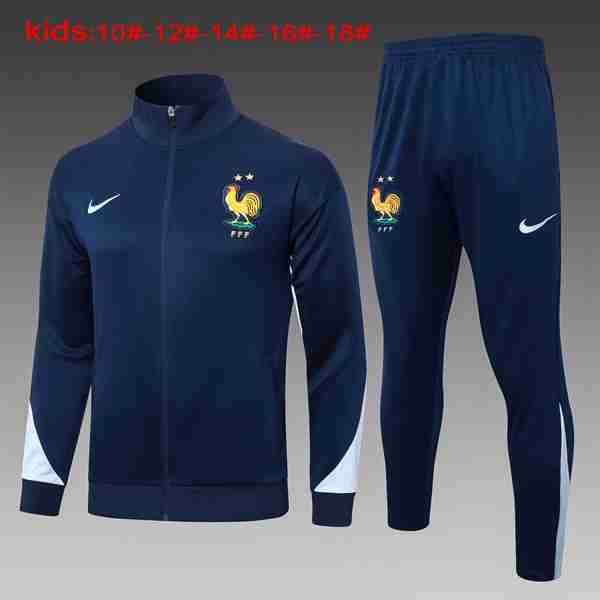 Niños Chandal Francia 2024-2025 Azul 3 Chandal Ninos Francia 2024 25 Azul