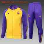 Chandal Niños Real Madrid 2024 2025 Amarillo Purpura