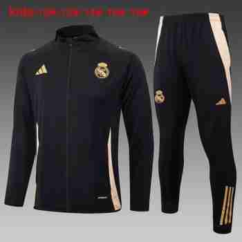 Chandal Niños Real Madrid 2024 2025 Negro