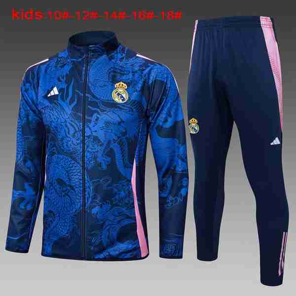 Niños Chandal Real Madrid 2024-2025 Azul 3 Chandal Ninos Real Madrid 2024 25 Azul