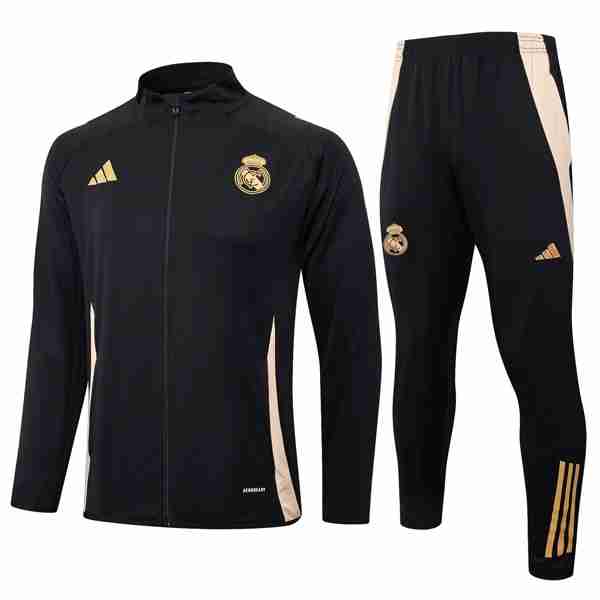 Chandal Real Madrid 2024-2025 Negro 3 Chandal Real Madrid 2024 2025 Negro