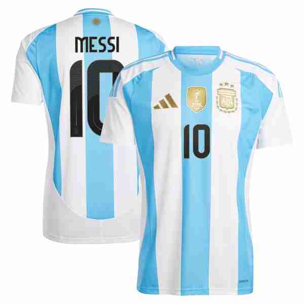Tailandia Camiseta Argentina 1ª Messi 2024 Messi NO.10 Camiseta Primera Argentina 2024