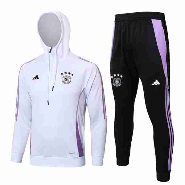 Sudadera Con Capucha Alemania 2024-2025 Blanco 3 Sudadera Con Capucha Alemania 2024 2025 Blanco