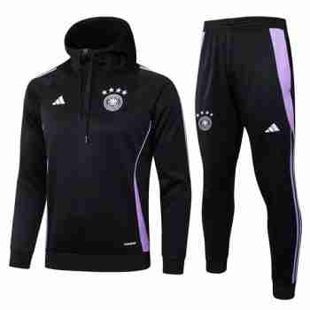 Sudadera Con Capucha Alemania 2024 2025 Negro