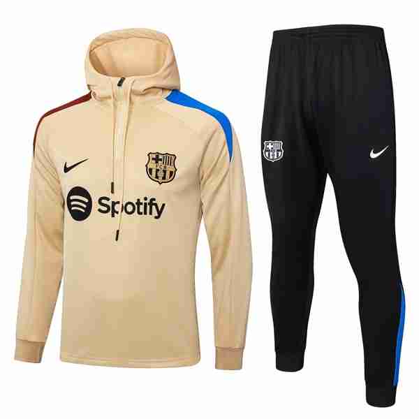 Sudadera Con Capucha Barcelona 2024-2025 Amarillo 3 Sudadera Con Capucha FC Barcelona 2024 2025 Amarillo