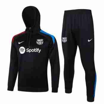 Sudadera Con Capucha FC Barcelona 2024 2025 Negro
