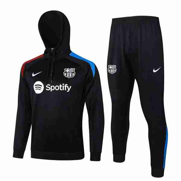 Sudadera Con Capucha Barcelona 2024-2025 Negro 3 Sudadera Con Capucha FC Barcelona 2024 2025 Negro