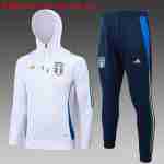 Sudadera Con Capucha Niños Italia 2024 2025 Blanco
