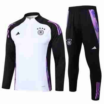 Sudadera Entrenamiento Alemania 2024 2025 Blanco Negro
