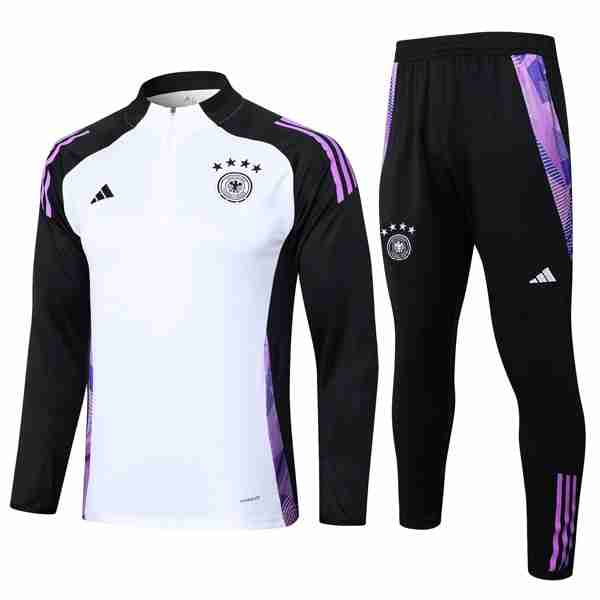 Sudadera De Training Alemania 2024-2025 Blanco Negro 3 Sudadera Entrenamiento Alemania 2024 2025 Blanco Negro