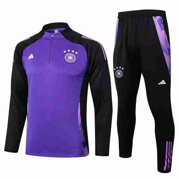 Sudadera De Training Alemania 2024-2025 Purpura Negro 3 Sudadera Entrenamiento Alemania 2024 2025 Purpura Negro