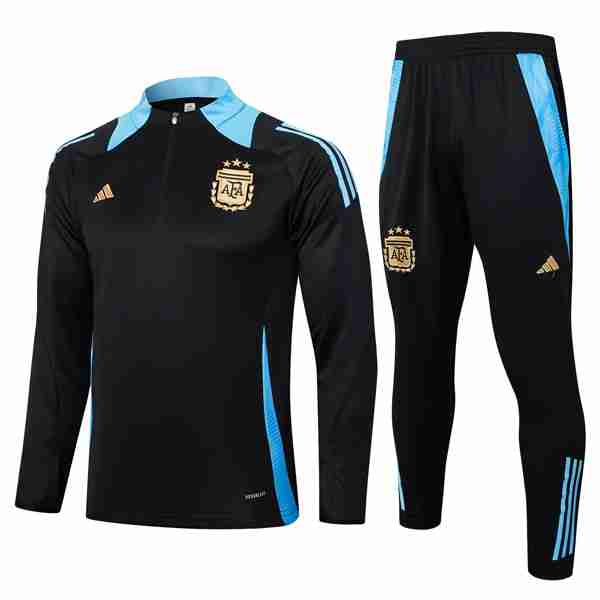 Sudadera De Training Argentina 2024-2025 Negro Azul 3 Sudadera Entrenamiento Argentina 2024 2025 Negro Azul
