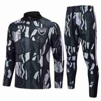 Sudadera Entrenamiento Arsenal 2024 2025 Negro Gris