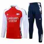 Sudadera Entrenamiento Arsenal 2024 2025 Rojo Blanco