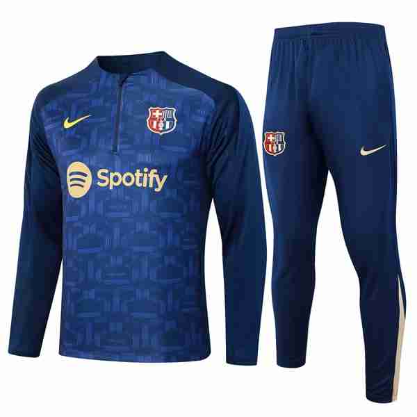 Sudadera De Training Barcelona 2024-2025 Azul 5 Sudadera Entrenamiento FC Barcelona 2024 2025 Azul