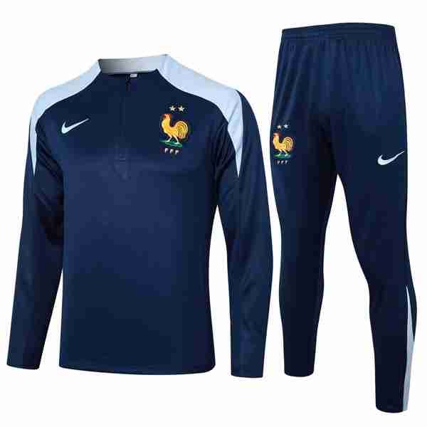 Sudadera De Training Francia 2024-2025 Azul 3 Sudadera Entrenamiento Francia 24 2025 Azul