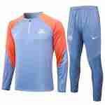 Sudadera Entrenamiento Inter Milan 2024 2025 Gris Naranja