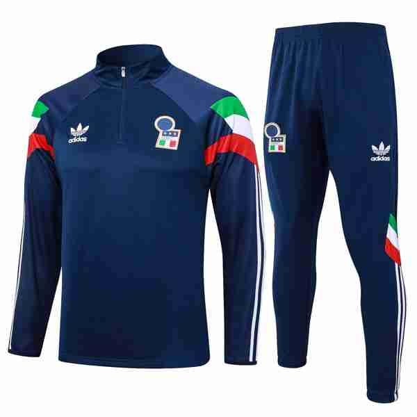 Sudadera De Training Italia 2024-2025 Azul 5 Sudadera Entrenamiento Italia 2024 2025 Azul