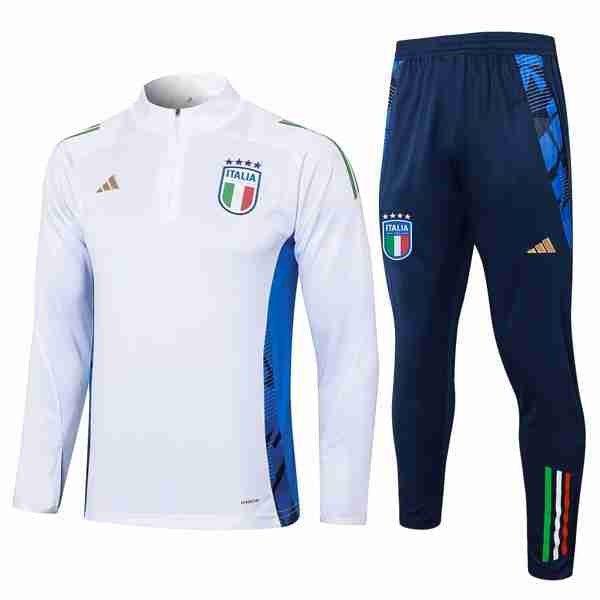 Sudadera De Training Italia 2024-2025 Blanco 3 Sudadera Entrenamiento Italia 2024 2025 Blanco