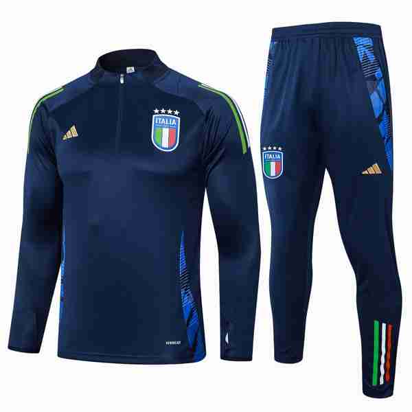 Sudadera De Training Italia 2024-2025 Azul 3 Sudadera Entrenamiento Italia 24 2025 Azul
