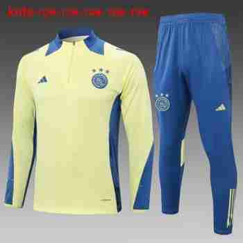 Sudadera Entrenamiento Ninos Ajax De Ámsterdam 2024 2025 Amarillo