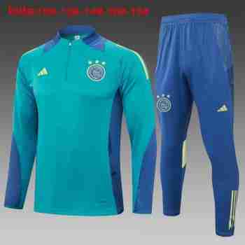 Sudadera Entrenamiento Ninos Ajax De Ámsterdam 2024 2025 Verde