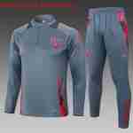 Sudadera Entrenamiento Ninos Alemania 2024 2025 Gris Rosa