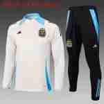 Sudadera Entrenamiento Niños Argentina 2024 2025 Amarillo Azul