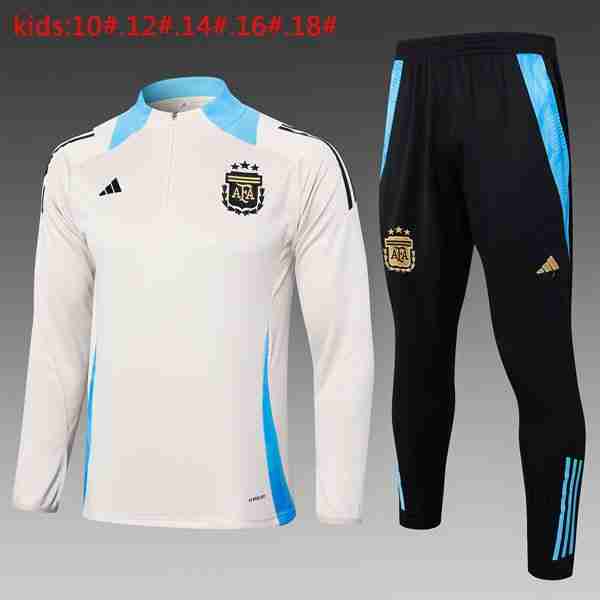 Niños Sudadera De Training Argentina 2024-2025 Amarillo Azul 3 Sudadera Entrenamiento Ninos Argentina 2024 2025 Amarillo Azul
