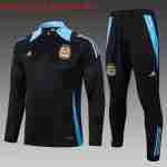 Sudadera Entrenamiento Niños Argentina 2024 2025 Negro Azul