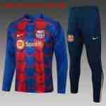 Sudadera Entrenamiento Niños FC Barcelona 2024 2025 Azul Rojo