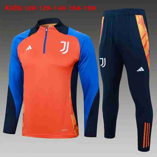 Niños Sudadera De Training Juventus 2024-2025 Naranja Azul 3 Sudadera Entrenamiento Ninos Juventus 2024 2025 Naranja Azul