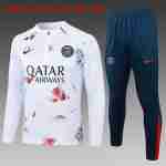 Sudadera Entrenamiento Niños Paris Saint Germain 2024 2025 Rojo Blanco
