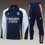 Sudadera Entrenamiento Niños Real Madrid 2024 2025 Azul