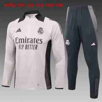 Sudadera Entrenamiento Niños Real Madrid 2024 2025 Rosa