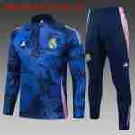 Sudadera Entrenamiento Niños Real Madrid 2024 25 Azul