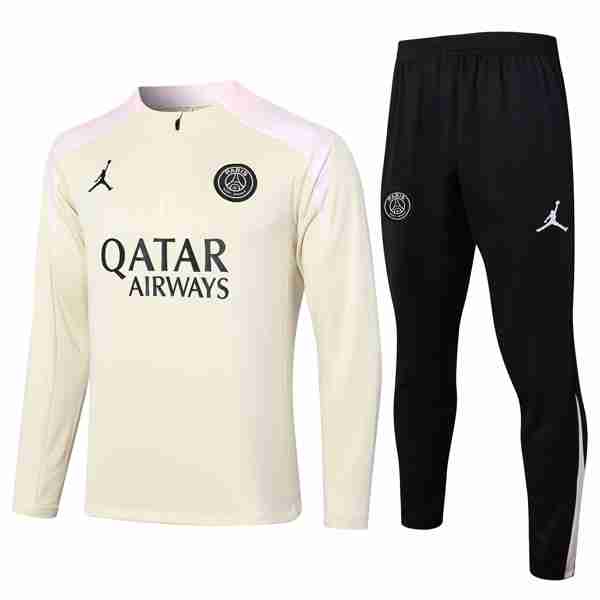 Sudadera De Training PSG 2024-2025 Amarillo Rosa 3 Sudadera Entrenamiento Paris Saint Germain 2024 2025 Amarillo Rosa
