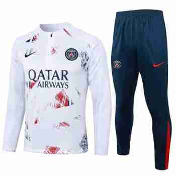 Sudadera Entrenamiento Paris Saint Germain 2024 2025 Blanco