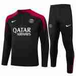Sudadera Entrenamiento Paris Saint Germain 2024 2025 Negro Rojo