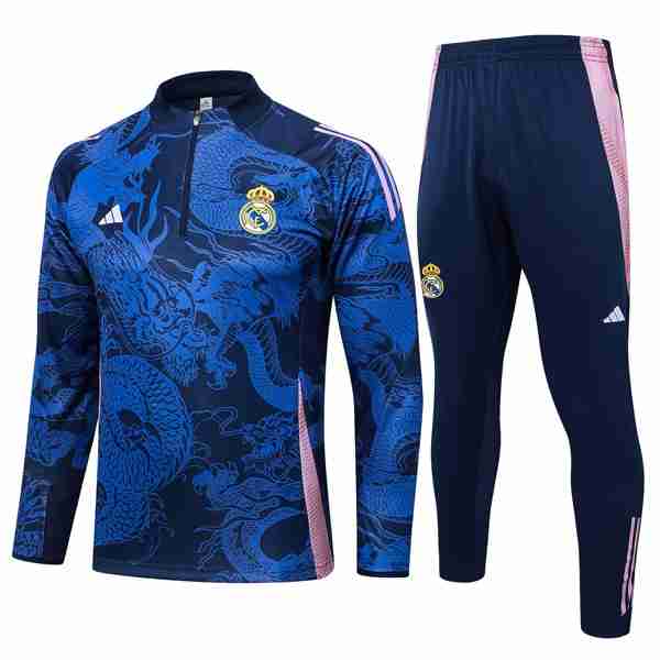 Sudadera De Training Real Madrid 2024-2025 Azul 3 Sudadera Entrenamiento Real Madrid 2024 2025 Azul