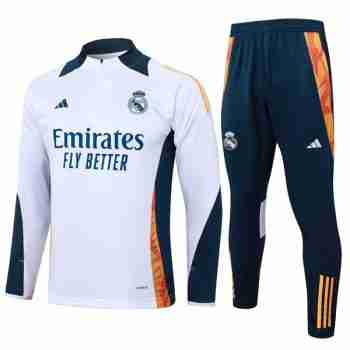 Sudadera Entrenamiento Real Madrid 2024 2025 Blanco