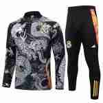 Sudadera Entrenamiento Real Madrid 2024 2025 Negro Gris