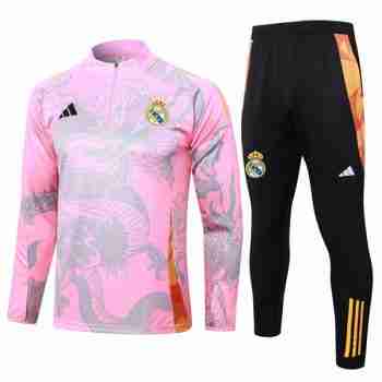 Sudadera Entrenamiento Real Madrid 2024 2025 Rosa