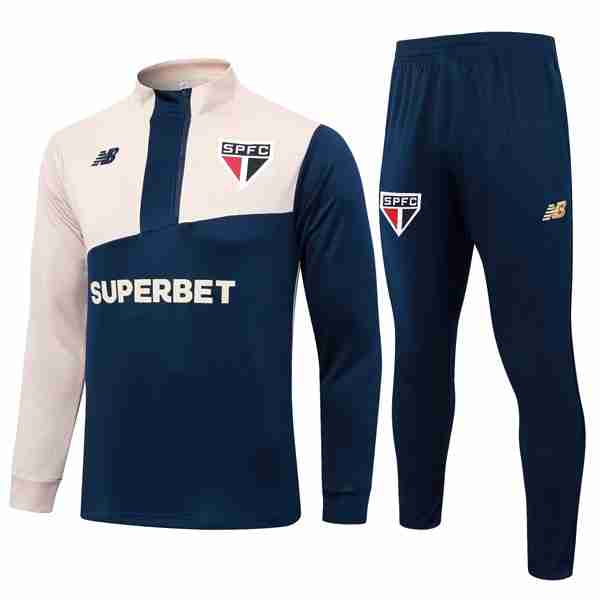 Sudadera De Training Sao Paulo 2024-2025 Azul Amarillo 3 Sudadera Entrenamiento Sao Paulo 2024 2025 Azul Amarillo