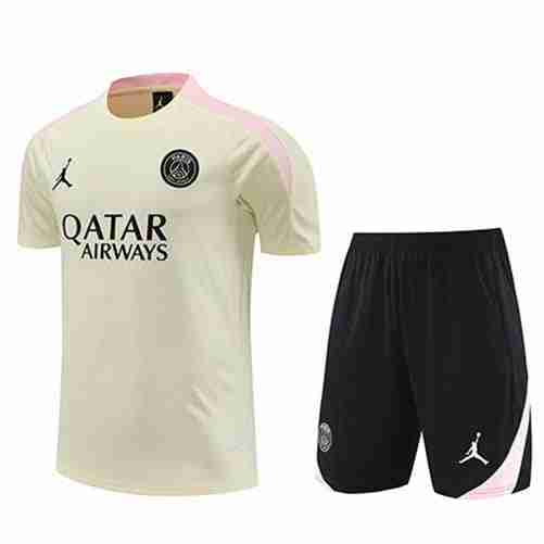 Tailandia Conjunto Camiseta Entrenamiento Paris Saint Germain 2024 2025 Claro Marron Tailandia Conjunto Camiseta Entrenamiento Paris Saint Germain 2024 2025 Claro Marron