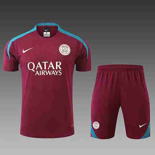 Tailandia Conjunto Camiseta Entrenamiento Paris Saint Germain 2024 2025 Rojo Tailandia Conjunto Camiseta Entrenamiento Paris Saint Germain 2024 2025 Rojo